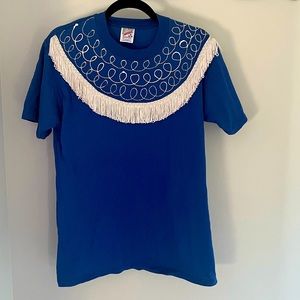 Hand-Embellished Western Tee